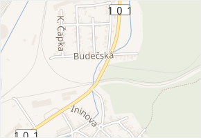 Budečská v obci Kladno - mapa ulice
