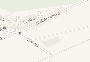 Buštěhradská v obci Kladno - mapa ulice