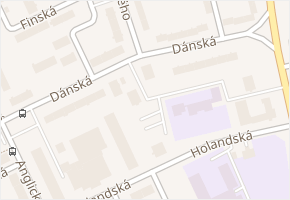 Dánská v obci Kladno - mapa ulice