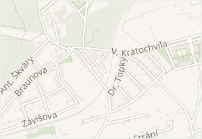Divišova v obci Kladno - mapa ulice