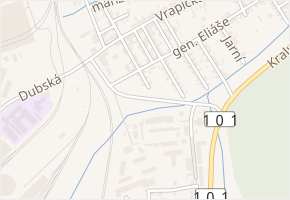 Harantova v obci Kladno - mapa ulice