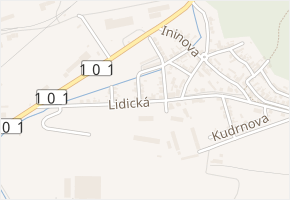 Hlohová v obci Kladno - mapa ulice