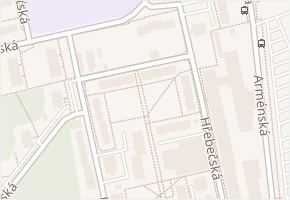Jerevanská v obci Kladno - mapa ulice