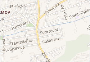Kauckého v obci Kladno - mapa ulice