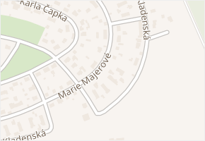 Kladenská v obci Kladno - mapa ulice