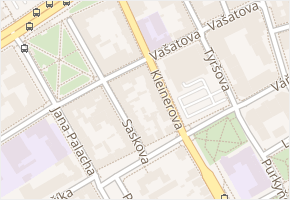 Kleinerova v obci Kladno - mapa ulice