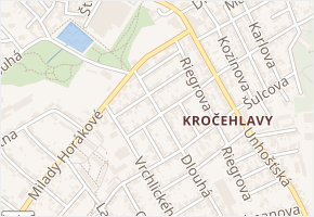 Korychova v obci Kladno - mapa ulice