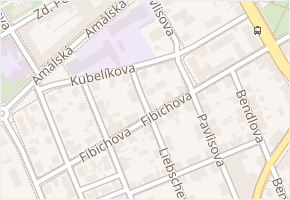 Kubelíkova v obci Kladno - mapa ulice