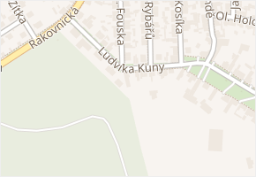 Ludvíka Kuny v obci Kladno - mapa ulice