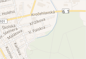 Myslbekova v obci Kladno - mapa ulice