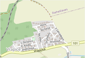 Na Feruli v obci Kladno - mapa ulice