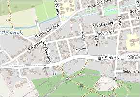 Na Palouku v obci Kladno - mapa ulice
