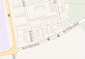 Na růžovém poli v obci Kladno - mapa ulice