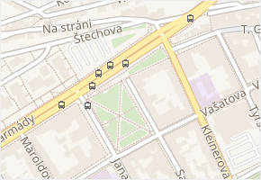 náměstí Svobody v obci Kladno - mapa ulice