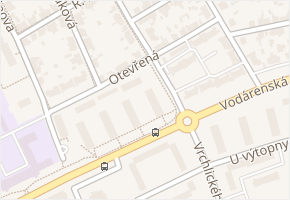 Otevřená v obci Kladno - mapa ulice