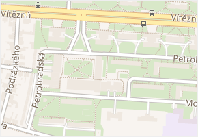 Petrohradská v obci Kladno - mapa ulice