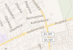 Polní v obci Kladno - mapa ulice