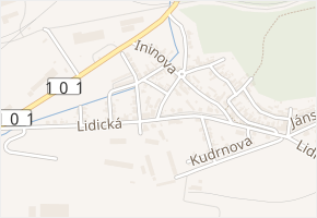 Raisova v obci Kladno - mapa ulice