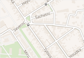 Šachetní v obci Kladno - mapa ulice