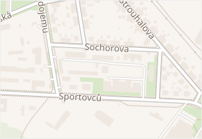 Sochorova v obci Kladno - mapa ulice
