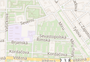 Sokolovská v obci Kladno - mapa ulice