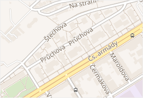 Štechova v obci Kladno - mapa ulice