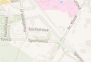 Strouhalova v obci Kladno - mapa ulice