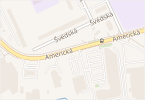 Švédská v obci Kladno - mapa ulice