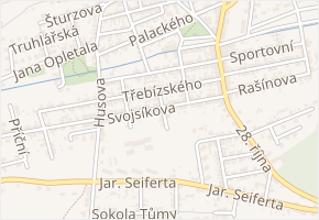 Třebízského v obci Kladno - mapa ulice
