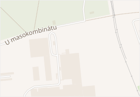 U masokombinátu v obci Kladno - mapa ulice