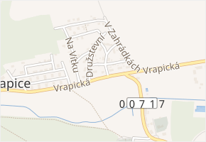 V zahrádkách v obci Kladno - mapa ulice