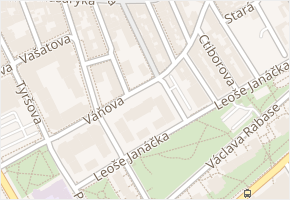 Váňova v obci Kladno - mapa ulice