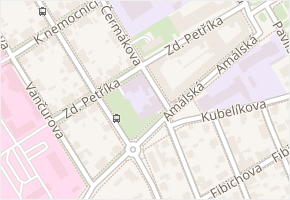Zd. Petříka v obci Kladno - mapa ulice