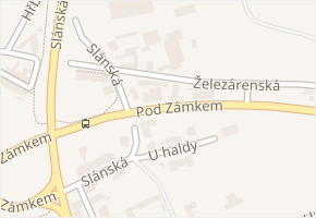 Železárenská v obci Kladno - mapa ulice