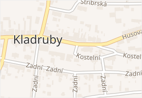 náměstí Republiky v obci Kladruby - mapa ulice