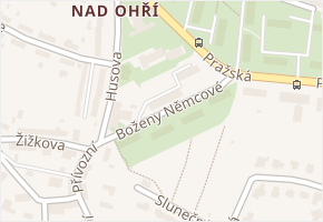 Boženy Němcové v obci Klášterec nad Ohří - mapa ulice