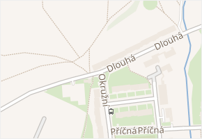 Dlouhá v obci Klášterec nad Ohří - mapa ulice