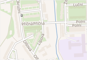 Lípová v obci Klášterec nad Ohří - mapa ulice
