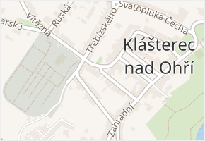 Nerudova v obci Klášterec nad Ohří - mapa ulice