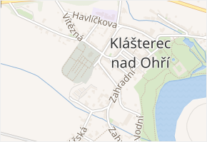 Palackého v obci Klášterec nad Ohří - mapa ulice