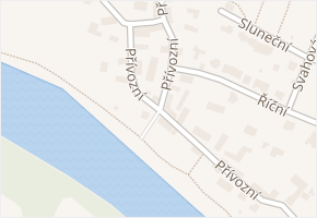 Přívozní v obci Klášterec nad Ohří - mapa ulice
