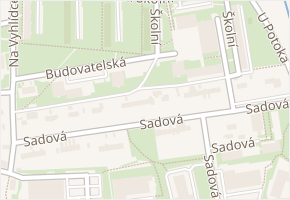 Sadová v obci Klášterec nad Ohří - mapa ulice