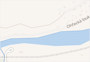 U Rybníka v obci Klášterec nad Ohří - mapa ulice