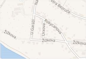 Urxova v obci Klášterec nad Ohří - mapa ulice