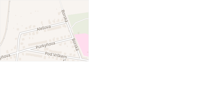 Alešova v obci Klatovy - mapa ulice
