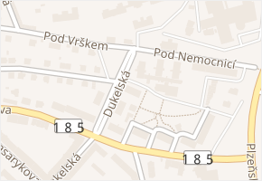 Dukelská v obci Klatovy - mapa ulice