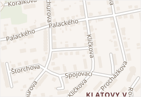Hammerschmiedtova v obci Klatovy - mapa ulice