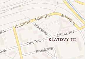 Hlávkova v obci Klatovy - mapa ulice