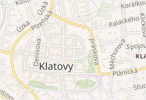 Jirsíkova v obci Klatovy - mapa ulice