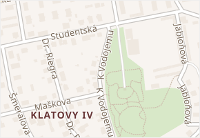 K Vodojemu v obci Klatovy - mapa ulice